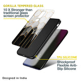 Tricolor Pattern Glass Case for Oppo Reno8 Pro 5G