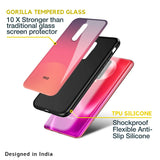 Sunset Orange Glass Case for Poco X3