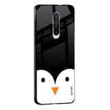 Cute Penguin Glass Case for Poco X3 Pro