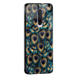 Peacock Feathers Glass case for Poco M4 5G
