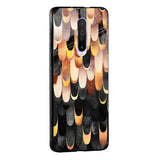 Bronze Abstract Glass Case for Poco M2 Pro