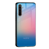 Blue & Pink Ombre Glass case for Realme 10 Pro 5G