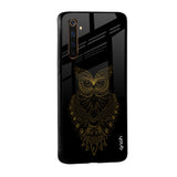 Golden Owl Glass Case for Realme 9 5G