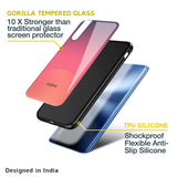 Sunset Orange Glass Case for Realme X7 Pro