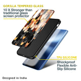 Bronze Abstract Glass Case for Realme C33