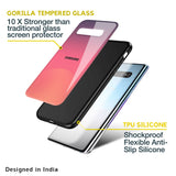 Sunset Orange Glass Case for Samsung Galaxy M53 5G