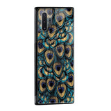 Peacock Feathers Glass case for Samsung Galaxy S22 5G