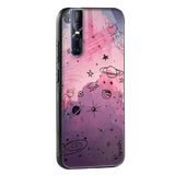 Space Doodles Glass Case for Vivo V23 Pro 5G