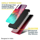 Colorful Aura Glass Case for Vivo V23 Pro 5G