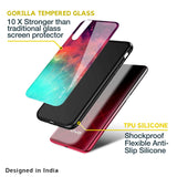 Colorful Aura Glass Case for Vivo V25 Pro