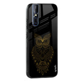 Golden Owl Glass Case for Vivo Y16