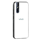 Arctic White Glass Case for Vivo Y16