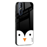 Cute Penguin Glass Case for Vivo V23 5G