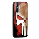 Red Skull Glass Case for Vivo V23 Pro 5G