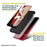 Red Skull Glass Case for Vivo V23 Pro 5G