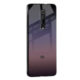 Grey Ombre Glass Case for Redmi Note 9 Pro