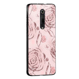Shimmer Roses Glass case for Xiaomi Redmi K20