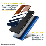 Bold Stripes Glass case for Redmi A1
