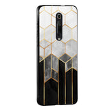 Tricolor Pattern Glass Case for Redmi Note 9 Pro